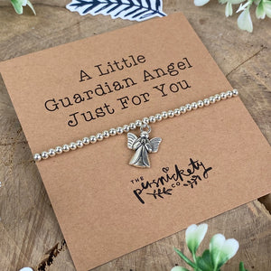 A Little Guardian Angel Just For You Beaded Bracelet-4-The Persnickety Co