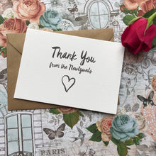 Load image into Gallery viewer, Thank You Wedding Card-3-The Persnickety Co
