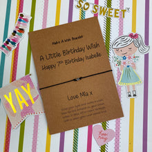 Load image into Gallery viewer, A Little Birthday Wish - Personalised-9-The Persnickety Co
