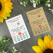 Load image into Gallery viewer, Bee Sunflower Seed Packets-The Persnickety Co
