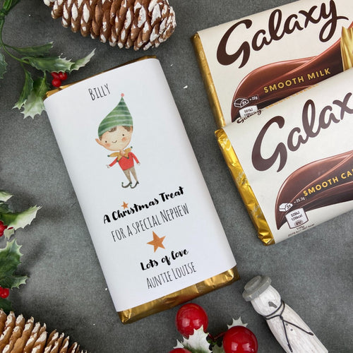 Nephew Christmas Gift - Personalised Chocolate Bar-The Persnickety Co