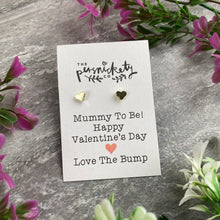 Load image into Gallery viewer, Mummy To Be Happy Valentine&#39;s Day Earrings-3-The Persnickety Co

