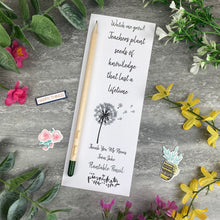Load image into Gallery viewer, Teacher Gift - Sprout Pencil, Teachers Plant seeds Of Knowledge
