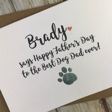 Load image into Gallery viewer, Personalised Happy Father&#39;s Day Best Dog Dad-7-The Persnickety Co
