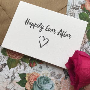 Happily Ever After Wedding Card-4-The Persnickety Co