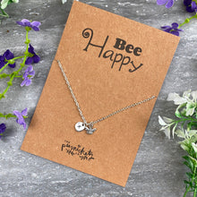 Load image into Gallery viewer, Bee Happy Necklace-2-The Persnickety Co
