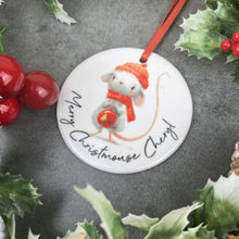 Load image into Gallery viewer, Personalised Christmouse Hanging Decoration-5-The Persnickety Co
