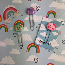 Load image into Gallery viewer, Happy Cloud Resin Paper Clip-The Persnickety Co
