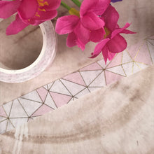 Load image into Gallery viewer, Pink Geometric Washi Tape-3-The Persnickety Co
