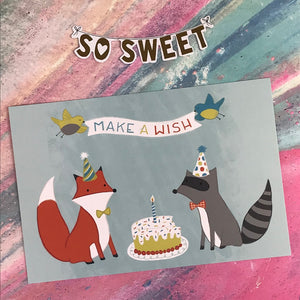 Make A Wish Postcard-6-The Persnickety Co