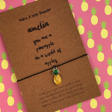 Load image into Gallery viewer, You Are A Pineapple In A Field Of Apples Personalised Bracelet-6-The Persnickety Co
