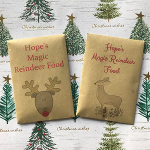 Magic Reindeer Food! Reindeer Food, Personalised With Any Name, Reindeer, Christmas, Christmas Eve Gift, Rudolph Food-The Persnickety Co