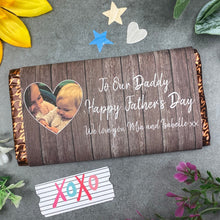 Load image into Gallery viewer, Happy Father&#39;s Day Personalised Photo Chocolate Bar-The Persnickety Co
