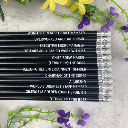 Workplace Funny Quote Pencils-The Persnickety Co