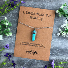 Load image into Gallery viewer, Crystal Necklace - A Little Wish For Healing-The Persnickety Co
