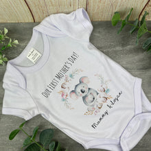 Load image into Gallery viewer, Our 1st Mother&#39;s Day Cute Koala Vest and Bib
