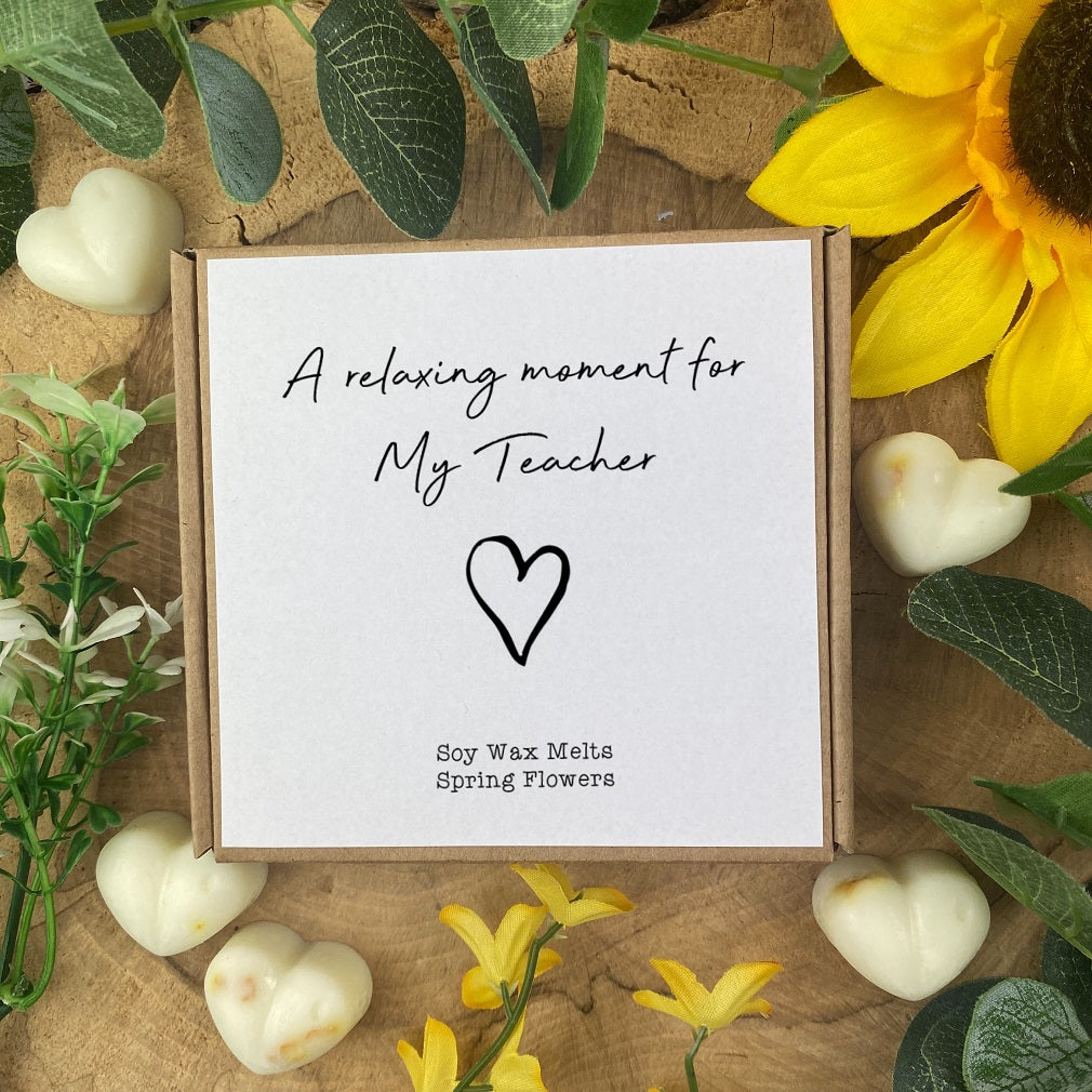 A Relaxing Moment For My Teacher Wax Melt Box-The Persnickety Co