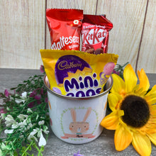 Load image into Gallery viewer, Personalised Easter Bunny Enamel Mug
