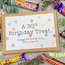 Load image into Gallery viewer, 30th Birthday Personalised Chocolate Box
