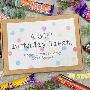 30th Birthday Personalised Chocolate Box