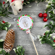Load image into Gallery viewer, Merry Christmas - Personalised Cute Deer Lollipop
