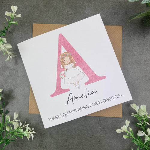 Flower Girl Thank You Card-The Persnickety Co