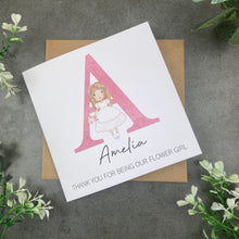 Load image into Gallery viewer, Flower Girl Thank You Card
