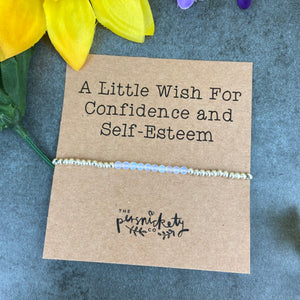 A Little Wish For Confidence Beaded Bracelet