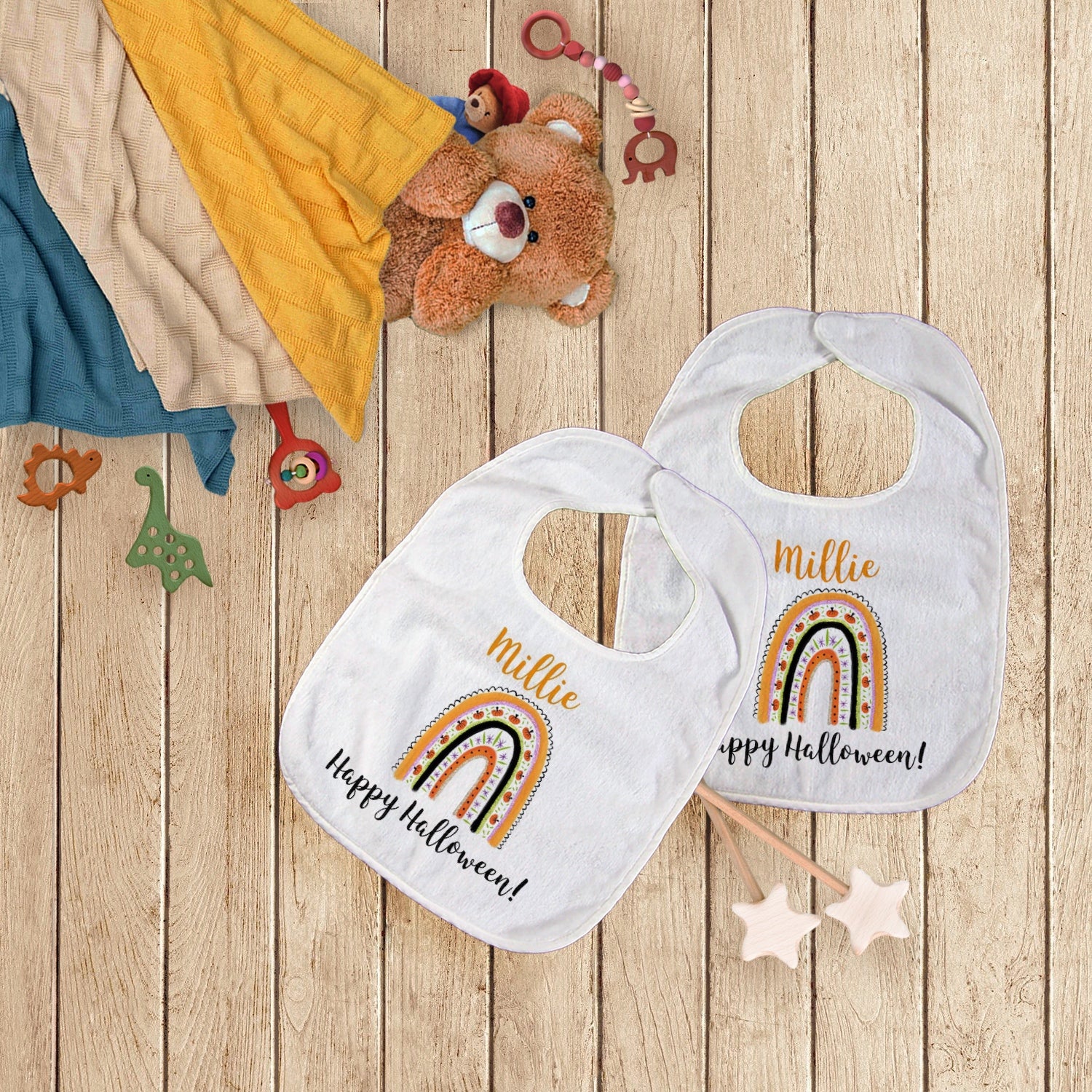 Halloween baby hot sale bibs