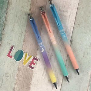 Lucky Star Mechanical Pencil - Moon, Star, Seashell-3-The Persnickety Co