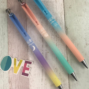 Lucky Star Mechanical Pencil - Moon, Star, Seashell-4-The Persnickety Co