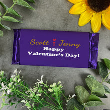 Load image into Gallery viewer, Personalised Valentine&#39;s Chocolate Bar
