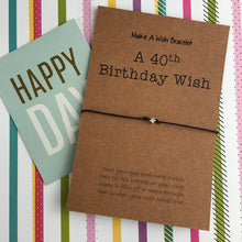 Load image into Gallery viewer, A 40th Birthday Wish - Star-9-The Persnickety Co
