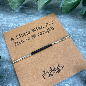 A Little Wish For Inner Strength - Beaded Bracelet-3-The Persnickety Co