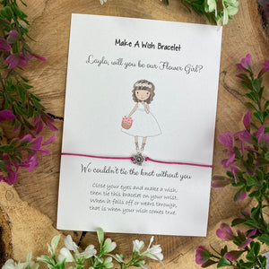 Will You Be Our Flower Girl Wish Bracelet-8-The Persnickety Co