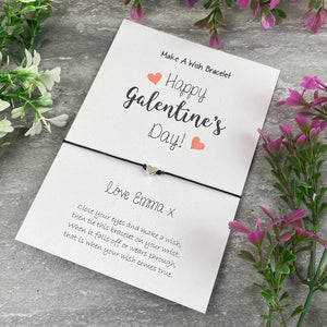 Personalised Happy Galentine's Day Wish Bracelet-4-The Persnickety Co