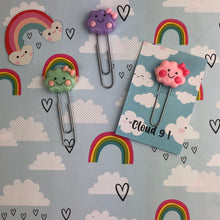 Load image into Gallery viewer, Happy Cloud Resin Paper Clip-3-The Persnickety Co
