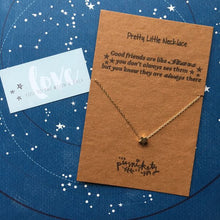 Load image into Gallery viewer, Good Friends Are Like Stars Silver/Gold Necklace-3-The Persnickety Co

