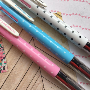 Polka Dot 4 Colour Ballpoint Pen-4-The Persnickety Co