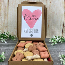 Load image into Gallery viewer, Personalised Little Dog Treat Box - A Valentine&#39;s Treat!-The Persnickety Co
