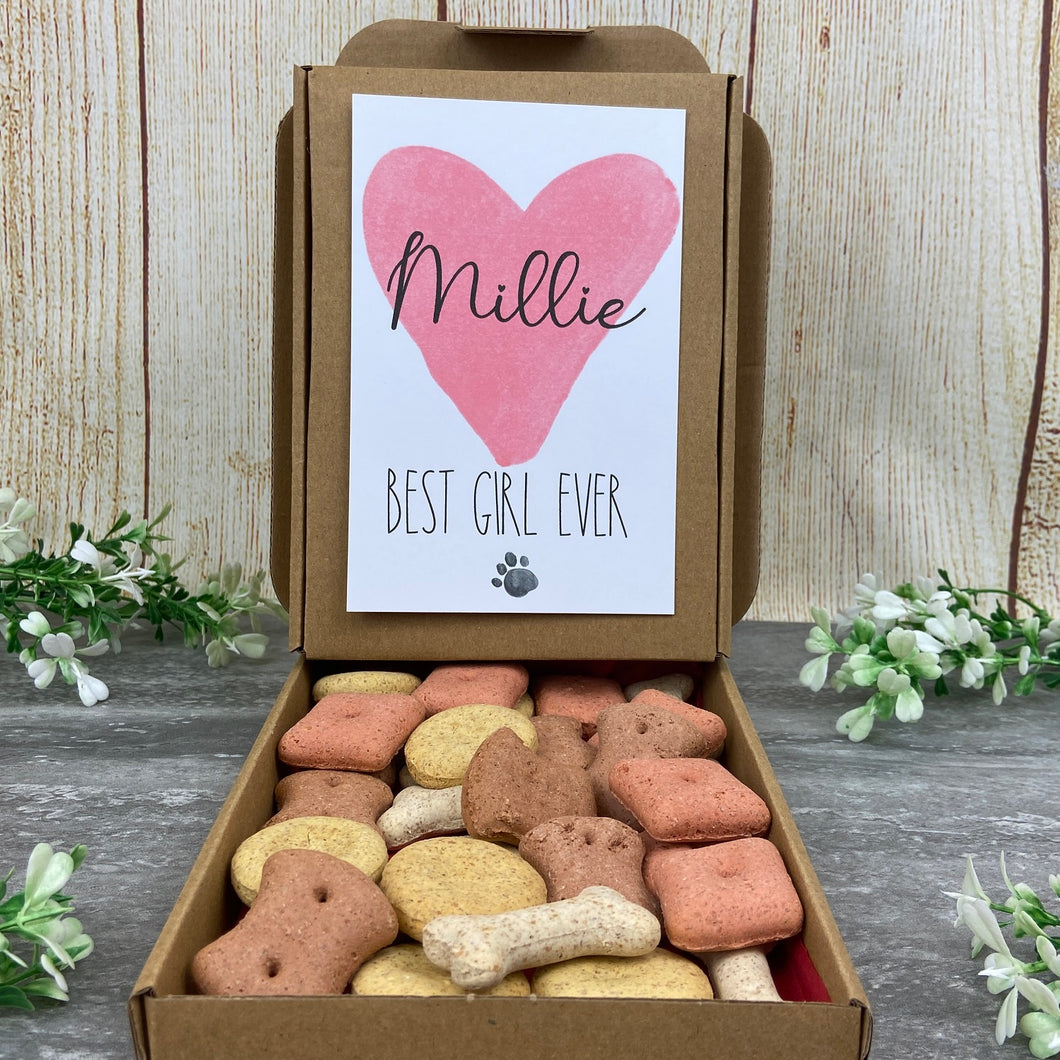 Personalised Little Dog Treat Box - A Valentine's Treat!-The Persnickety Co
