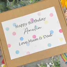 Load image into Gallery viewer, Happy Birthday Personalised Sweet Box-The Persnickety Co
