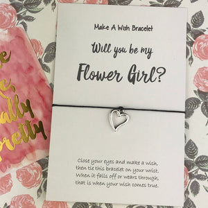 Will You Be My Flower Girl Wish Bracelet-5-The Persnickety Co