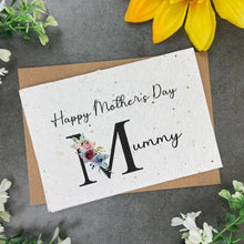 Load image into Gallery viewer, Happy Mother&#39;s Day Mummy - Plantable Seed Card-The Persnickety Co
