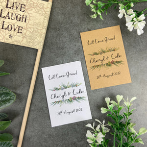 Let Love Grow  12 x Seed Packets
