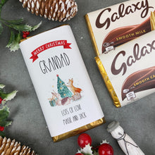 Load image into Gallery viewer, Merry Christmas Grandad - Personalised Chocolate Bar
