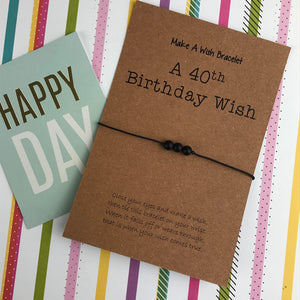 A 40th Birthday Wish - Onyx-5-The Persnickety Co