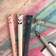 Load image into Gallery viewer, Cute Big Ear Animal Gel Pen - Pig/Panda/Bear/Mouse-8-The Persnickety Co
