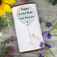 Load image into Gallery viewer, Cute Easter Bunny Personalised Chocolate Bar-The Persnickety Co
