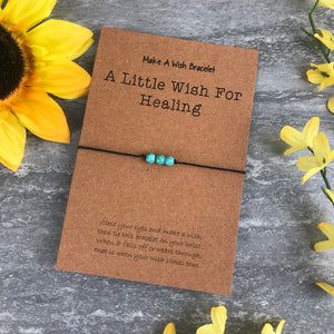 A Little Wish For Healing - Turquiose-The Persnickety Co